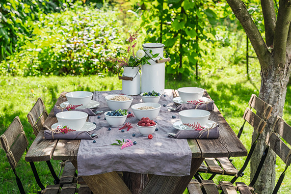Müsli aus dem Garten