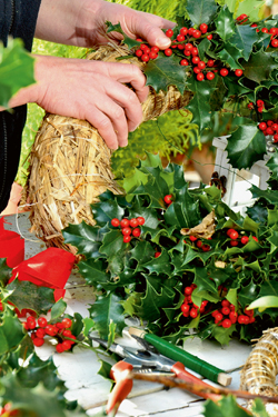 Adventskranz gestalten