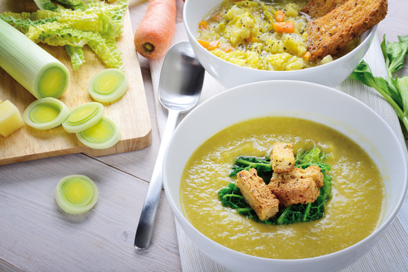 Kartoffelsuppe mit Wirsing