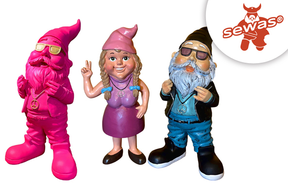 SEWAS® Gartenzwerge aus Hamburg SEWAS® Gartenzwerge aus Hamburg