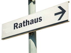 Weg zur politischen Ebene suchen