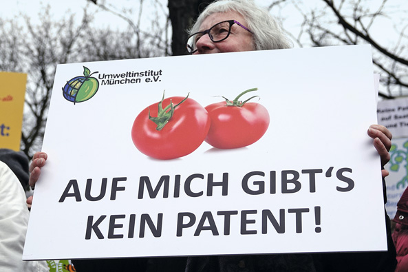 Proteste gegen Pflanzenpatente
