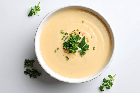 Petersilienwurzel-Suppe