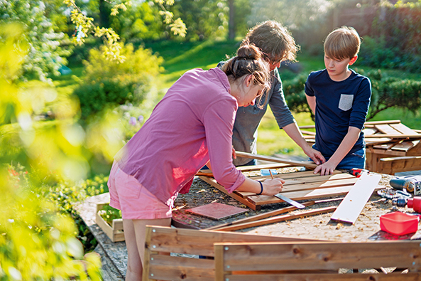 Zusammenhalt im Kleingarten