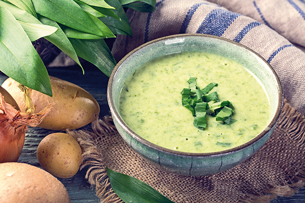 Bärlauch-Suppe
