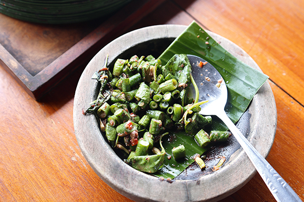 Indonesischer Bohnensalat