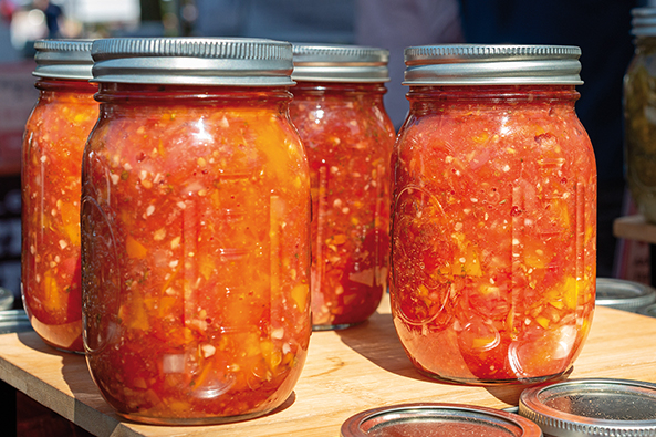 Tomaten heißabfüllen
