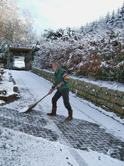 Tipps zum Schneeschieben