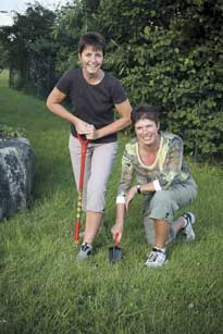 Kleine Rückenschule im Garten