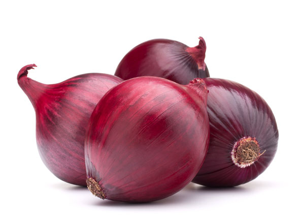 Rote Zwiebeln