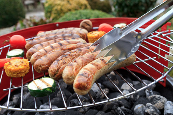 Grillbrikettglut