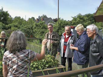 Das FlorAtrium mit seinem Lehrgarten