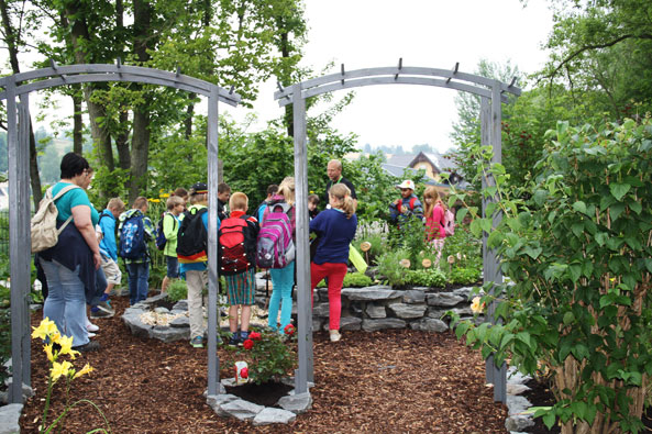 Gemeinschaftsfläche im Gartenzentrum Reichenbach