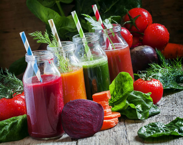 Bunte Smoothies