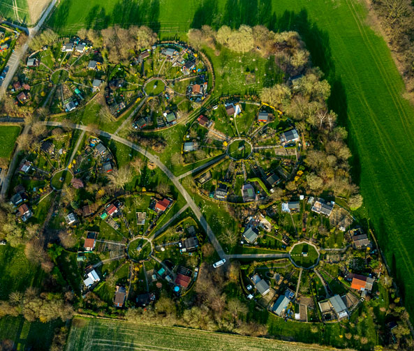 Gesamtfläche aller Kleingärten
