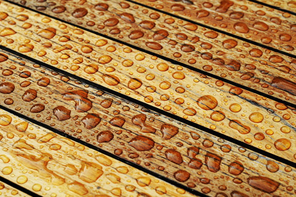 Gewachstes Holz