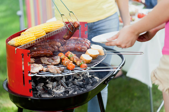 Der traditionelle Holzkohle-Griller