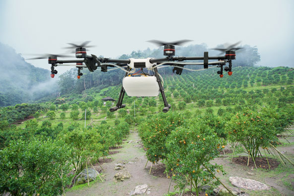 Gärtnern mit Drohnen