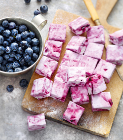 Blaubeer-Rosen-Marshmallows