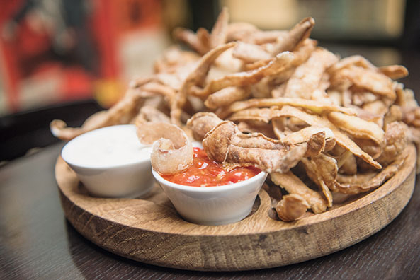 Kartoffelschalensnack