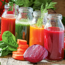Obst und Gemüse entsaften