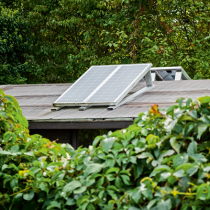 Solarstrom für die Gartenlaube