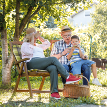 Sitzplätze im Garten